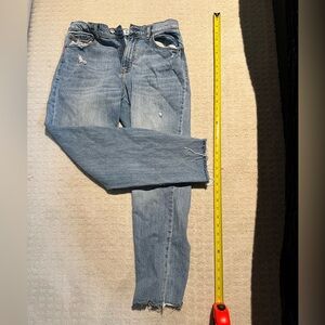 daze blue straight leg jeans